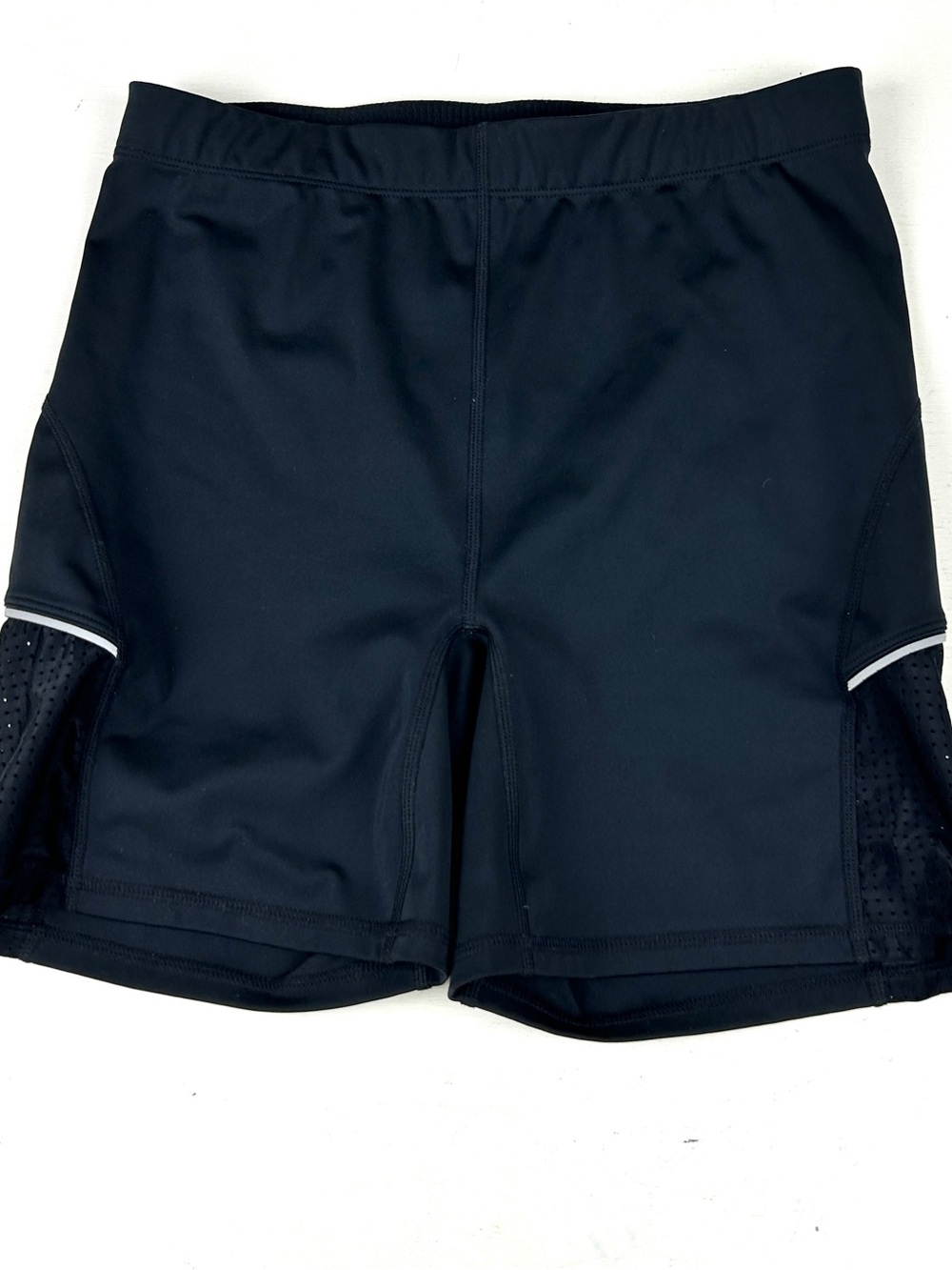Fabletics Shorts Womens Large Black 5" Bike High Rise Pockets Athletic